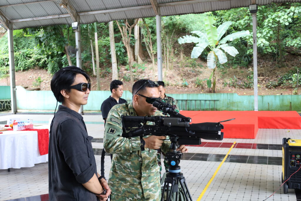 laser gun at kopassus
